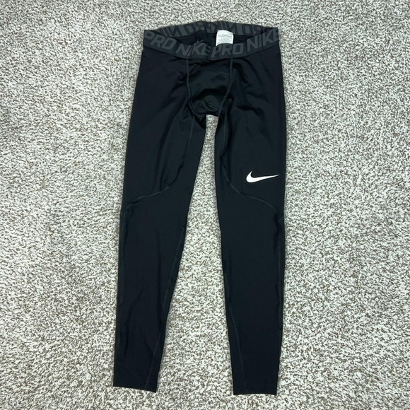 Nike Other - Nike Pro Pants Mens Medium Black Dri FIT Compression Leggings Running Gym Sport